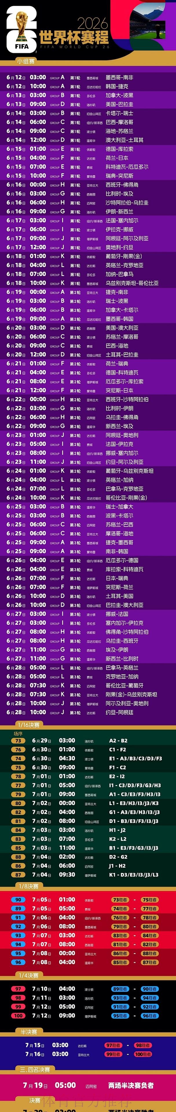2026世界杯直播详细分析